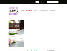 Tablet Screenshot of hongkongflowershop.com